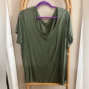 Oversized Ava and viv olive green tee